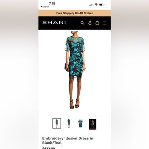 NeW Stunning embroidered Shani dress!